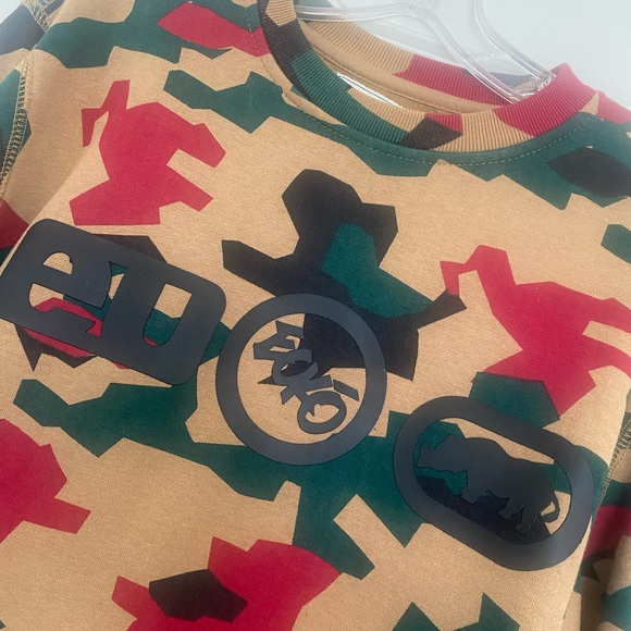Ecko Unltd. Mens Camo Logos Sweatshirt, Never Worn - Picture 4 of 6